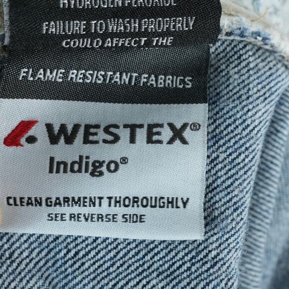 Cody James FR Jeans Mens 36x30 Blue Millikin Slim Straight Leg Work Wear Western - Picture 9 of 15